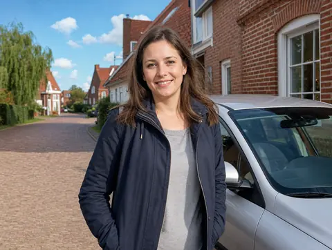Verkäufer aus Bergneustadt mit dem verkauften Fahrzeug